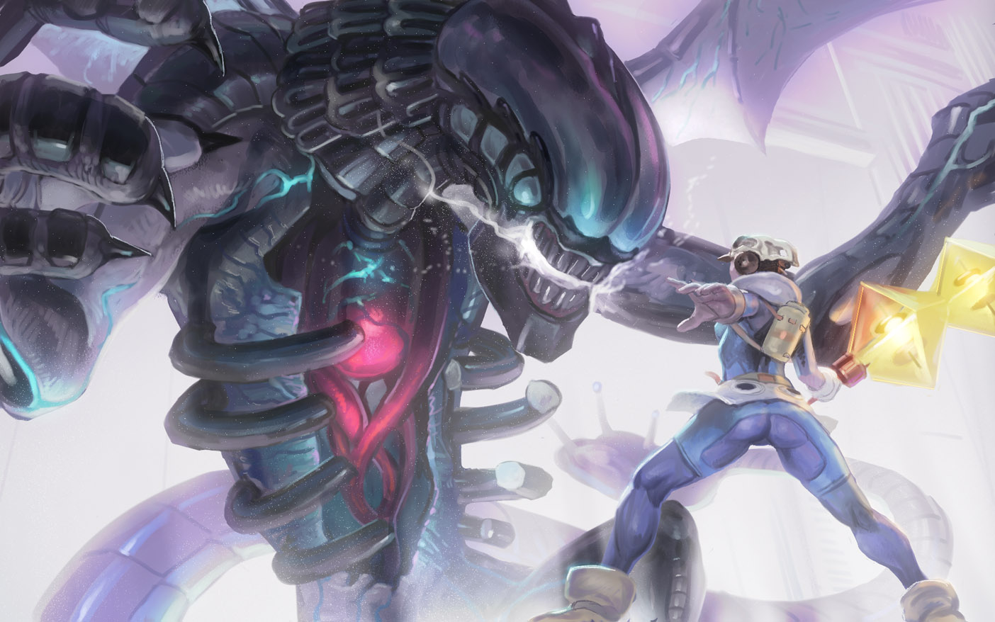 alien, boots, gloves, hat, robot, snow, tagme, weapon