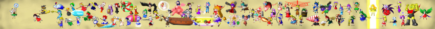 2boys, 6+girls, absurdres, after_war_gundam_x, aki_minoriko, aki_shizuha, alice_margatroid, alien