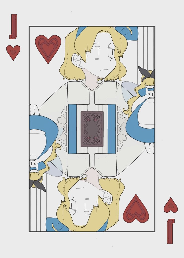 1girl, alice_(alice_in_wonderland), alice_in_wonderland, alice_margatroid, alice_margatroid_(pc-98), black_headwear, blonde_hair, blue_hairband
