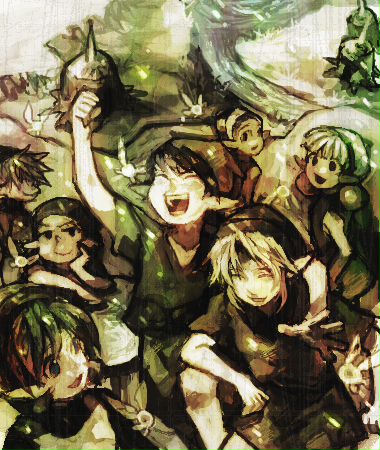 aoki, aoki_(fumomo), chin_rest, clenched_hand, closed_eyes, eyes_closed, fado, fairy